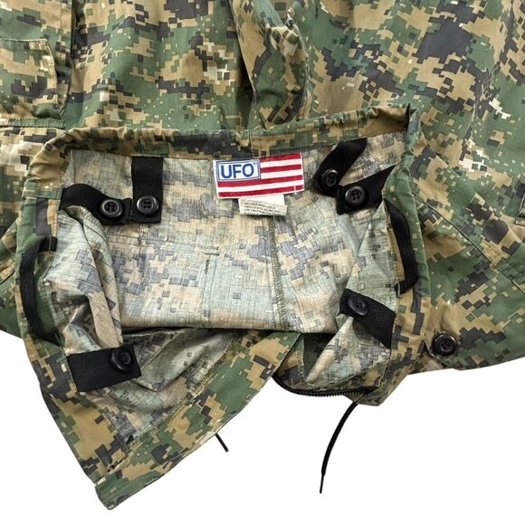 UFO Digital Camo Shorts Sz XS 30 Rave Festival EMC Cyber Grunge Tech Pockets - Picture 8 of 13